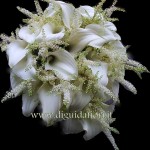 Bouquet da sposa con calle e astilbe - Matrimonio Dicembre Napoli