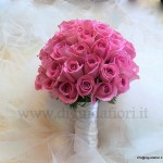 Bouquet da sposa con rose aqua - Matrimonio Napoli