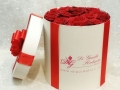 fiori in scatola rose rosse