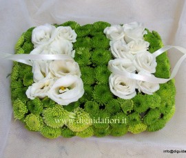 Cuscino portafedi floreale – Matrimonio Napoli – Fiorista Roberto Di Guida Cuscino portafedi floreale – Matrimonio Napoli – Fiorista Roberto Di Guida