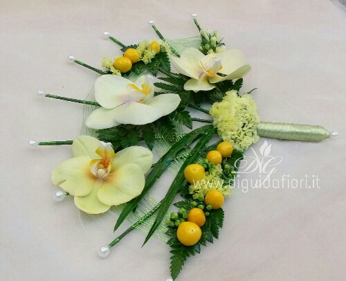 Bouquet da sposa a forma di ventaglio