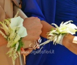 Bracciale per damigelle con calle ed astilbe – Dettagli Matrimoni Bracciale per damigelle con calle ed astilbe – Dettagli Matrimoni