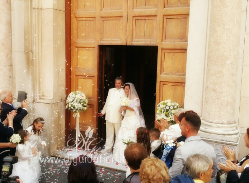 Addobbo floreale per il Duomo di Sorrento – Matrimonio in costiera