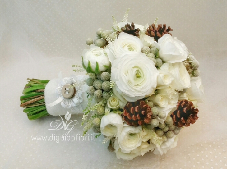 Bouquet da sposa invernale