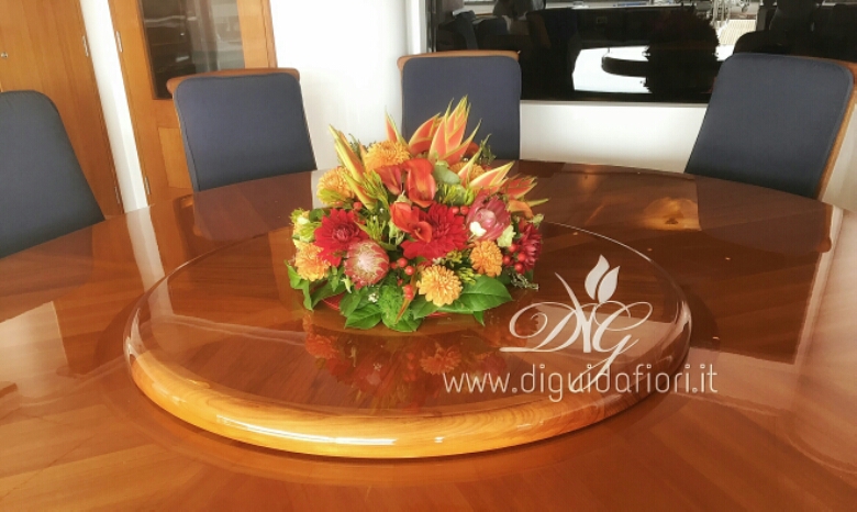 Composizioni floreali per yacht – Flowers for yacht