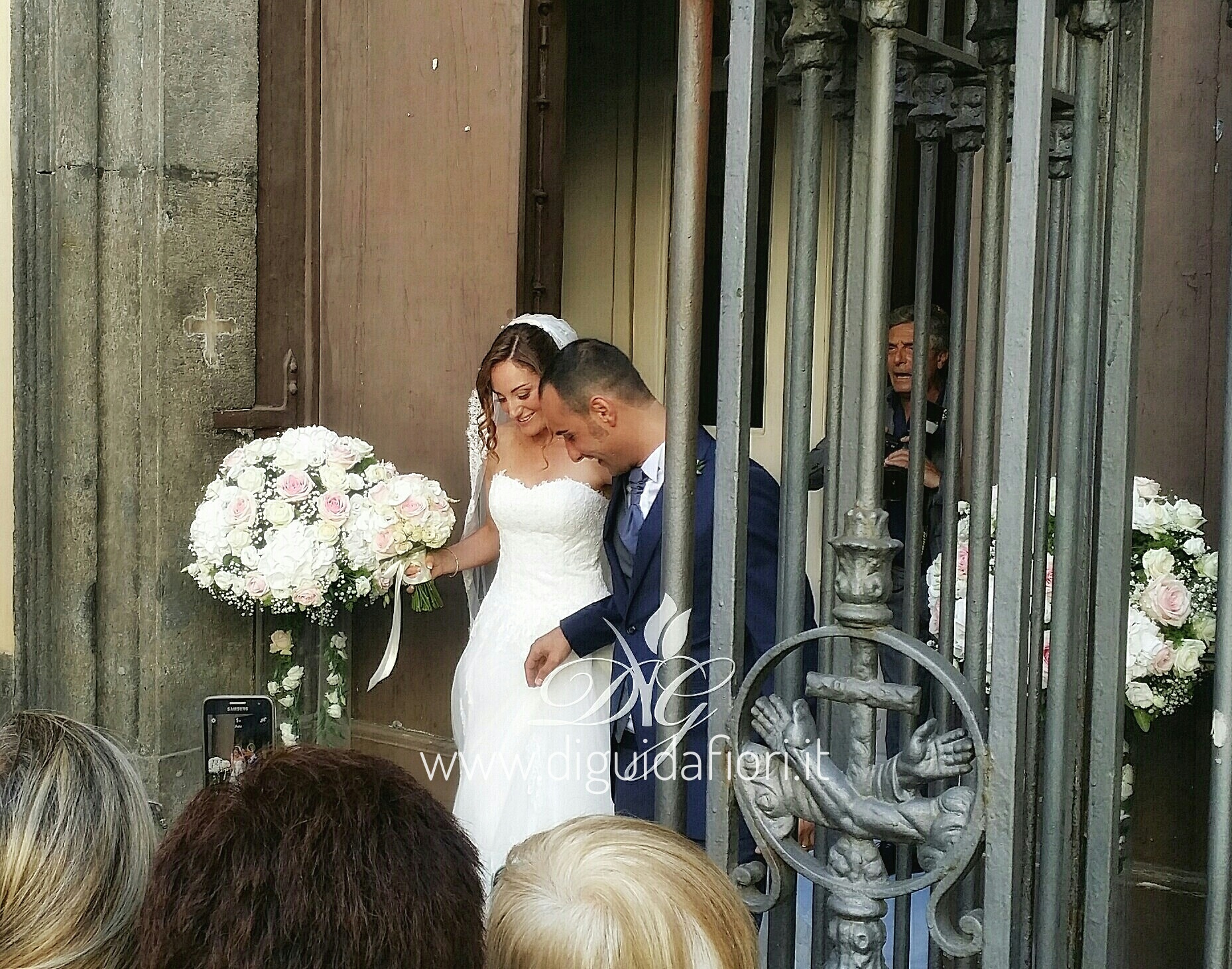 Addobbo floreale per matrimonio – Chiesa Santa Caterina a Chiaia Napoli