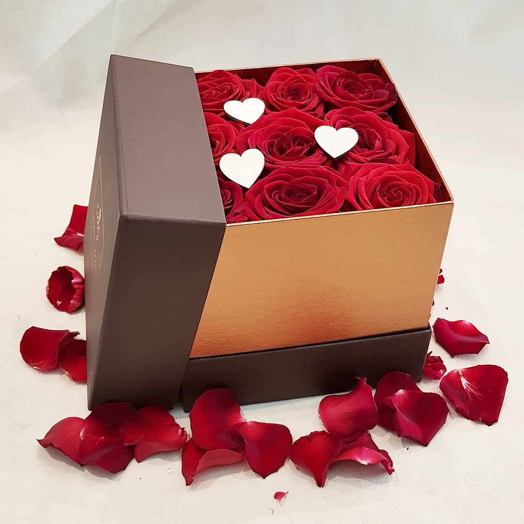 Rose rosse in scatola – flowers in a box