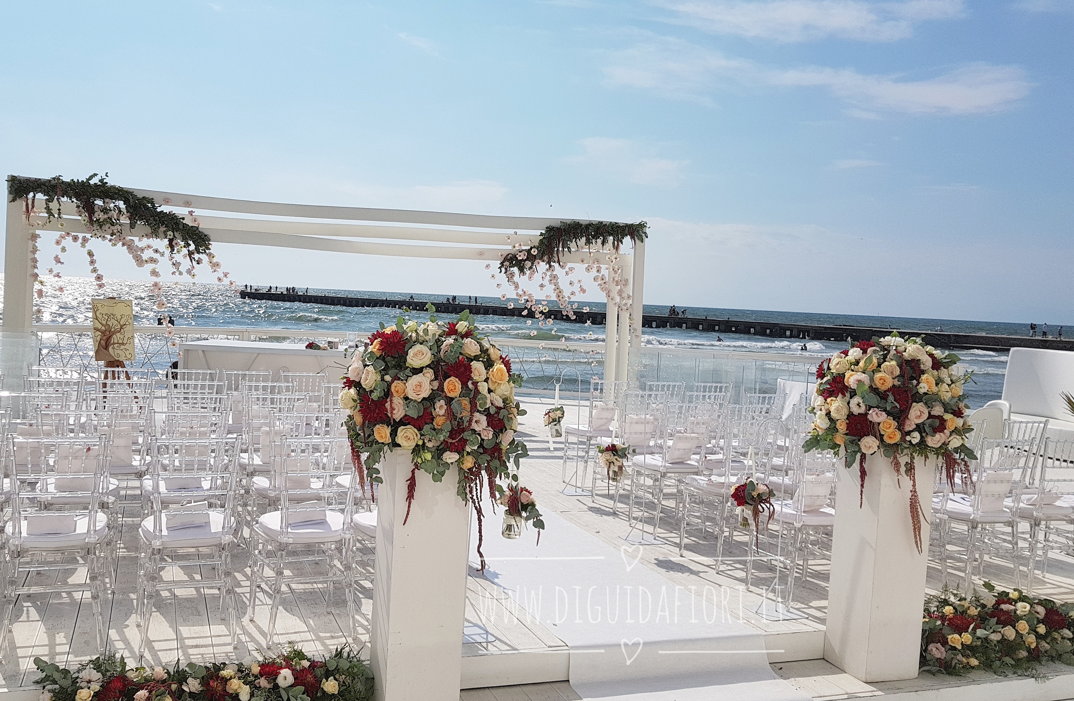 Matrimonio in riva al mare – rito civile a Villa Aragonese