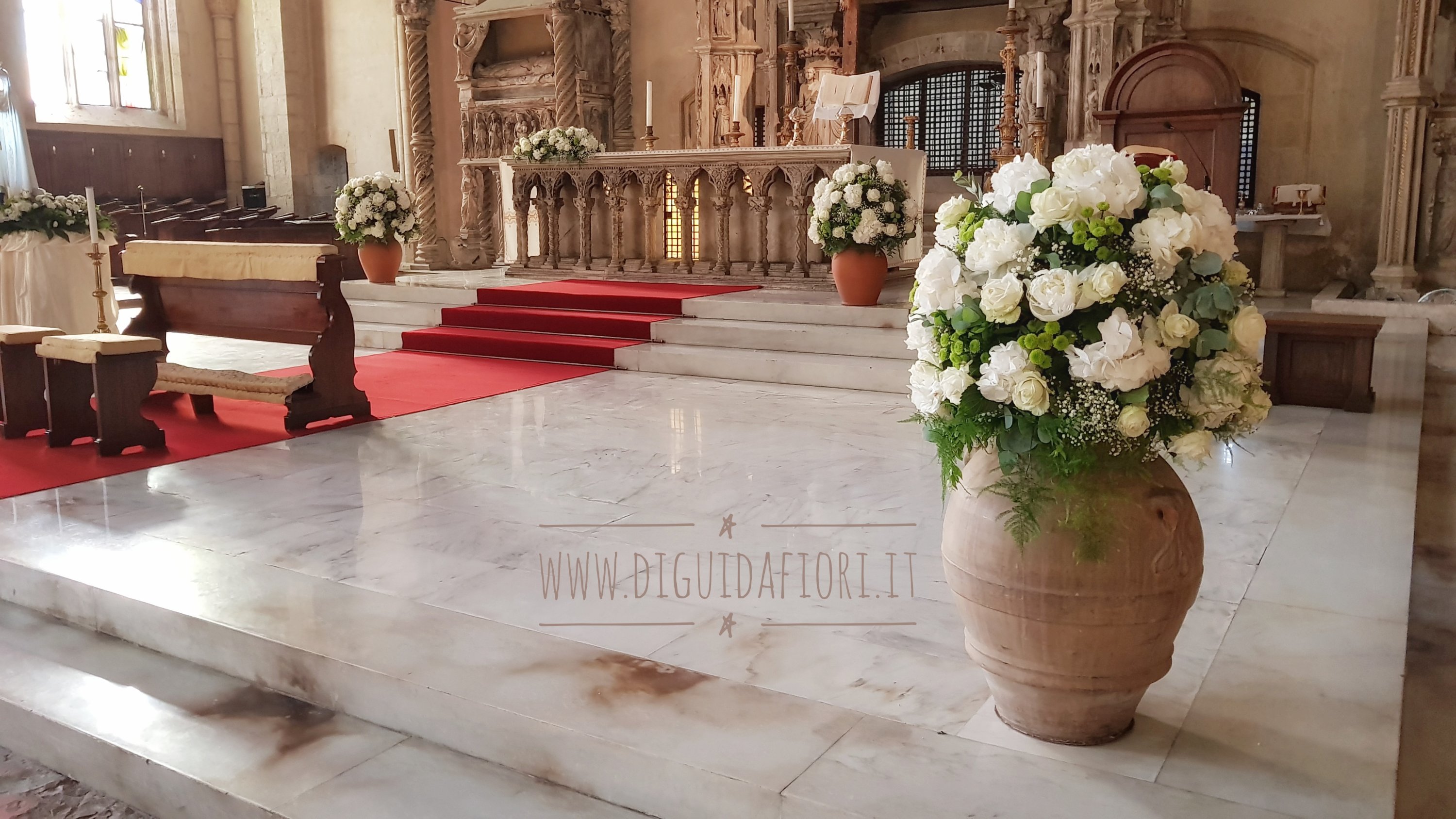 Matrimonio Chiesa Di Santa Chiara Fiorista Roberto Di Guida