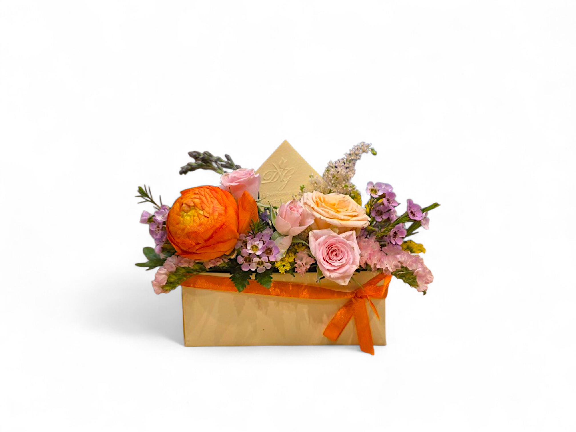 lettera di fiori piccola